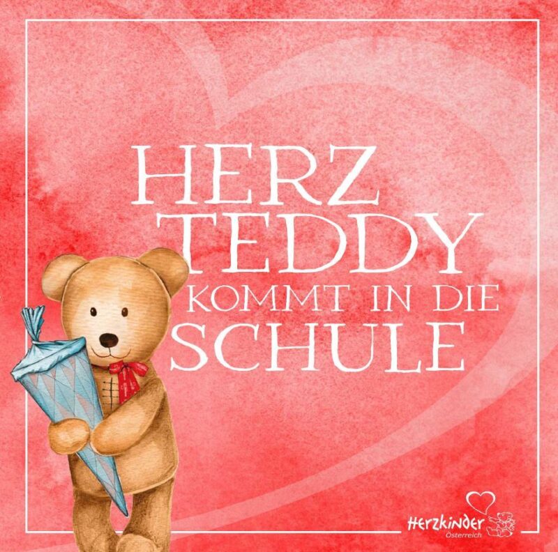 Herzteddy kommt in die Schule DE