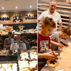 Herzopi Reinhard Lässer und Bäckerei Hutter zeigen Herz und backen Kekse