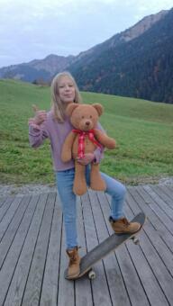 Herzteddy gespendet Pipp Andrea für HK Livia Nesensohn