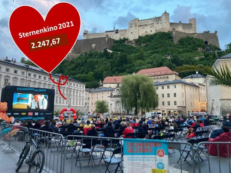 Scheckfoto Sternenkino 2021